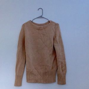 Tan thick sweater